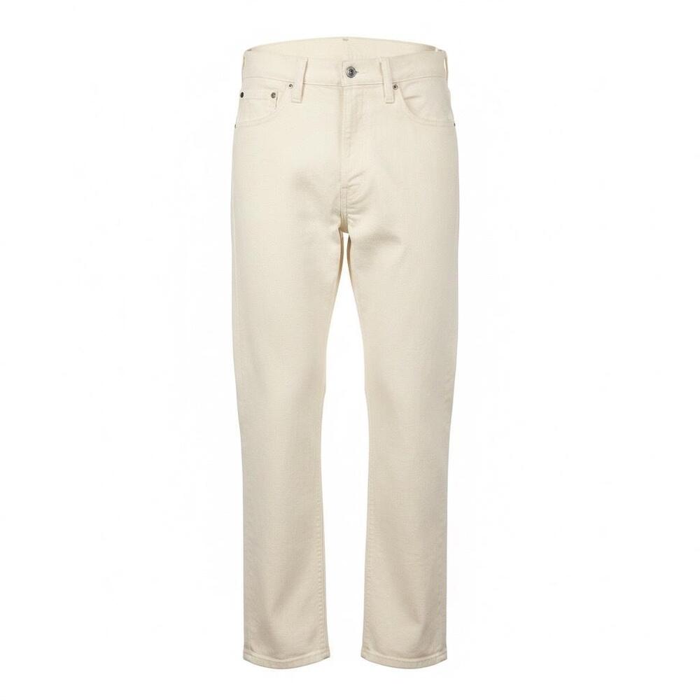 Levi's 513 Pants Mens 34x30 White Slim Straight Stretch Denim Chino Casual
